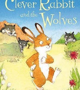 Clever rabbit and the wolves
