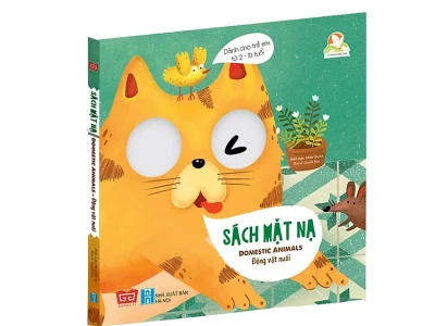 Sách mặt nạ: Động vật nuôi = Domestic animals – B.s.: Minh Quyên