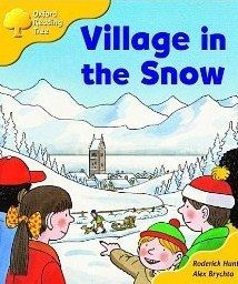 Village in the snow