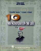 10 nhà ngoại giao lớn thế giới – Trần Triều, Hồ Lễ Trung