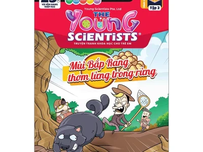 The young scientists – Level 1: Truyện tranh khoa học cho trẻ em – Tập 2: Mùi bắp rang thơm lừng