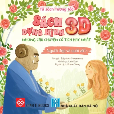 Sách dựng hình 3D – Những câu chuyện cổ tích hay nhất – Người đẹp và quái vật – Štěpánka Sekaninová